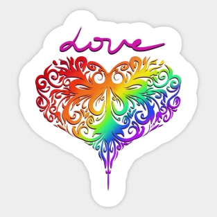 Love is everywhere Sticker